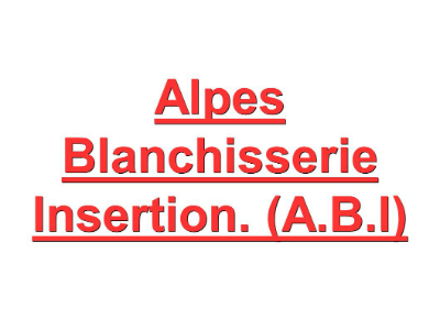 Alpes Blanchisserie Insertion