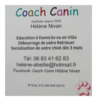 Coach Canin Hélène Nivan