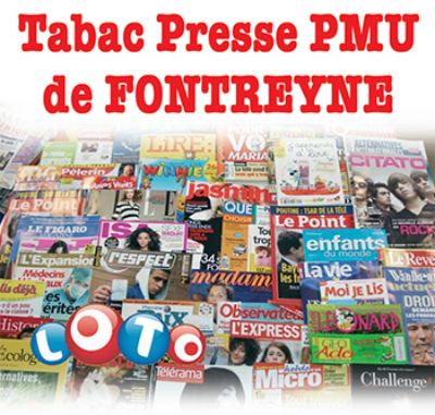 Tabac Presse Loto PMU de Fontreyne