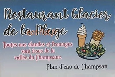 Restaurant Glacier de la Plage du Champsaur