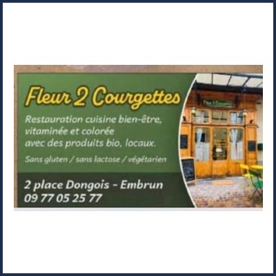 Fleur 2 Courgettes Restaurant